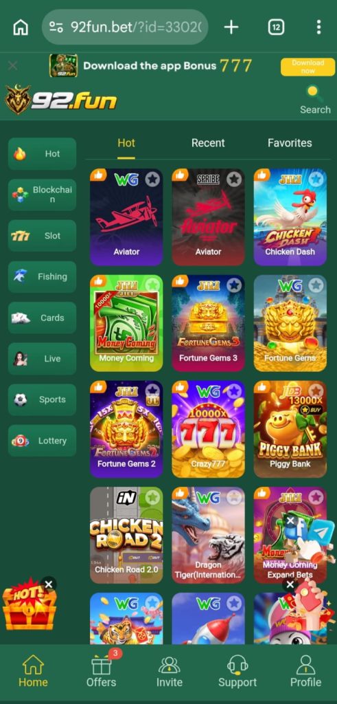 92fun game apk