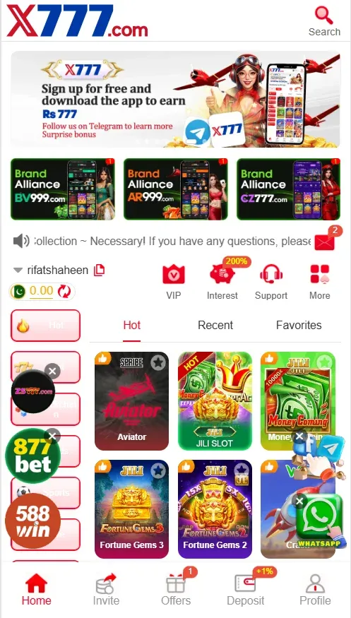 X777 Game Download Free in Pakistan