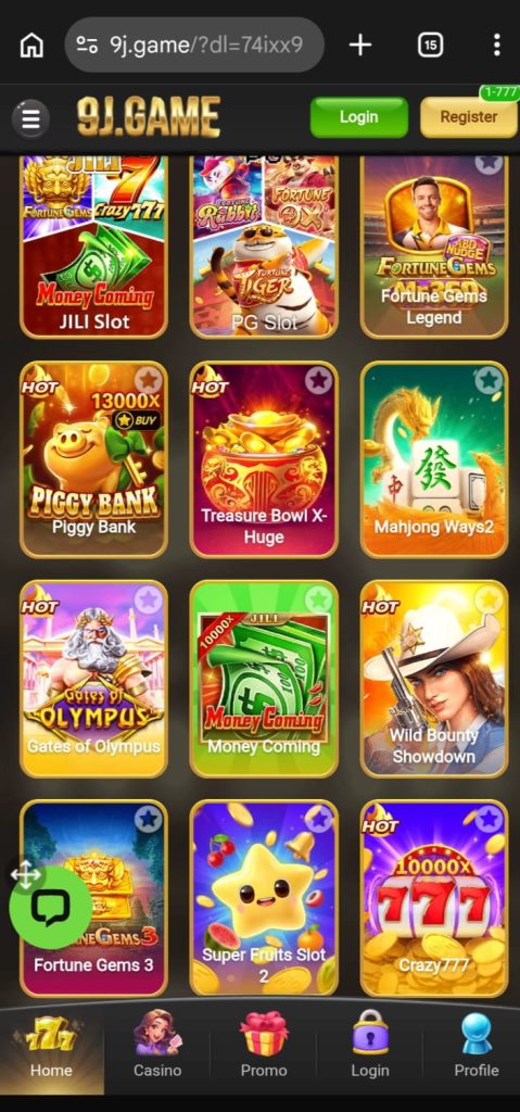 9J Game App