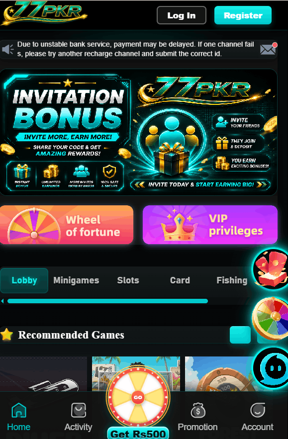 77PKR Game